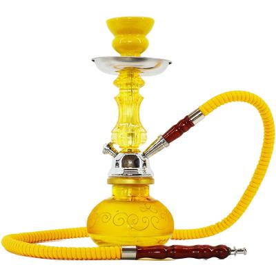 China Fashionable Customized Full Charcoal Tray Single Hose Water Pipe Arab Bowl Portable Shisha Hookah Smoking Shisha Hookah Set for sale