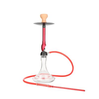 China Fashionable Hookah Bar KTV Single-tube Aluminum Alloy Large Hookah Arab Hookah Set Complete Accessories for sale