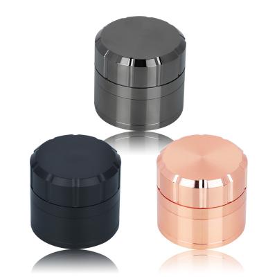 China New Arrival Ground Spices 4 Layers Manual Smoking Zinc Alloy Herb Grinders With Various Colors Grinder 60mm Available for sale