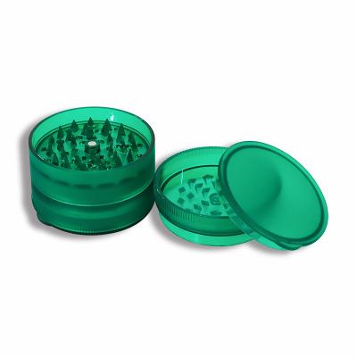 China Ground Spices Sell Herb Grinder Tobacco Spice Grinder Wholesale Colorful Frosted Smoking Plastic 5Layers 63mm Herb Grinder for sale