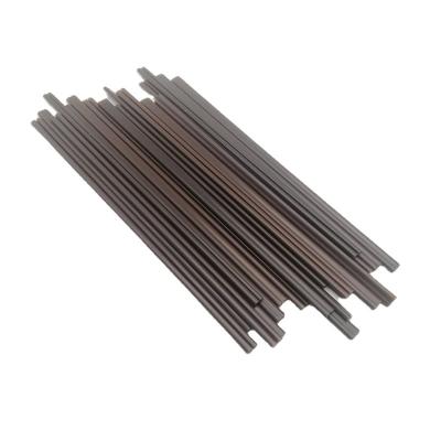 China Food Grade Brown Disposable Plastic Straight Coffee Stir Drinking Straws for sale