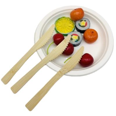 China Disposable 100% Biodegradable Natural Bamboo Knife, Fork, Spoon for sale