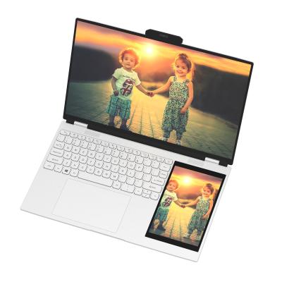 China 15.6 inch double screen laptop  windows 11 pro, Ready in stock, support Small MOQ customization for sale