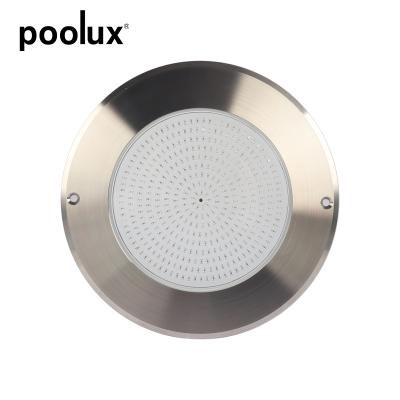 China 2021 New 260mm 316SS DC12V 8mm Swimming Pool Resin Filled Slim Flat Led Spa Pool Lights for sale