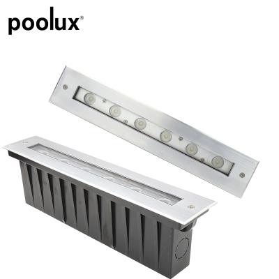 China Swimming Pool 316 Stainless Steel High Lumen IP68 1016lm 330m Linear Underwater Led Pool Light For Waterfall for sale