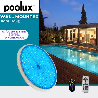 中国 IP68 Swimming Pool Full Flat Waterproof Resin Filled 12V 35W Par56 Underwater LED Pool Light 販売のため