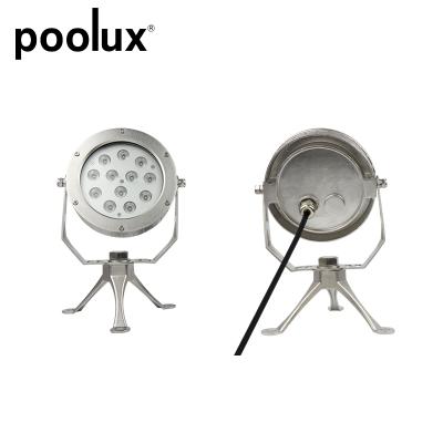 China High Power 36watt 316 Stainless Underwater Pool Lights Waterproof IP68 Pond Pool Lights Garden Hotel Led Spot Lights for sale