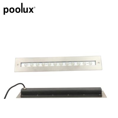 China LANDSCAPE 2022 new IP67 36watt aluminum body and 316 stainless steel outdoor landscape led inground linear park light for sale