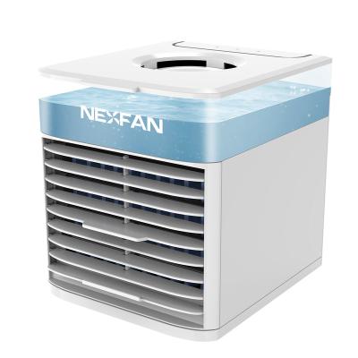 China 2022 Ultra Portable Hotel NexFan World's Best Mini Air Cooler with Powerful Cooling and High Energy Efficient for sale