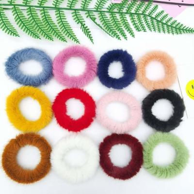 China Multicolor New Modern Scrunchie Hair Scrunchies Fashion Hair Ties New Hair Accessories Winter 2022 for sale