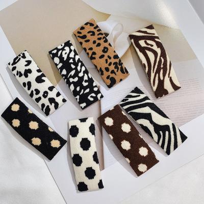 China 2022 Korean fashion Bb clip leopard grain new design hair clip contracted joker hair pins for women for sale