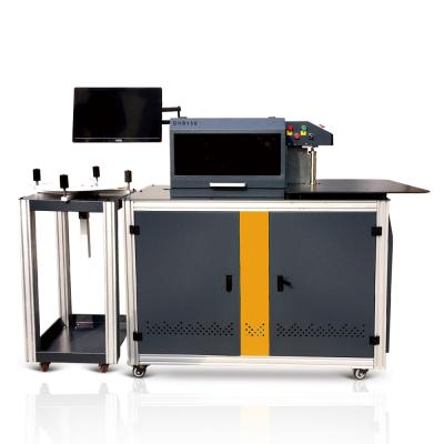 China Retail Automatic Letter Channel Bending Machine Exquisite Structure Workmanship Aluminum Provided 2 Years High Accuracy Water Cooling for sale