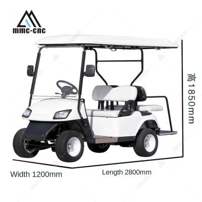 China CE Approved China Made 2 Seat Battery Operated Electric Aluminum Golf Cart 165-70-R13 for sale