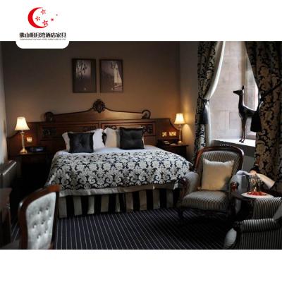 China Antique Style Hotel Bedrooms Solid Wood Hotel Bedroom Suite For Sale for sale