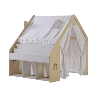 China Safety Kids Furniture Children's Home Decorative Wooden Houses Kids Play Tent For 2-6years Boys Girls for sale