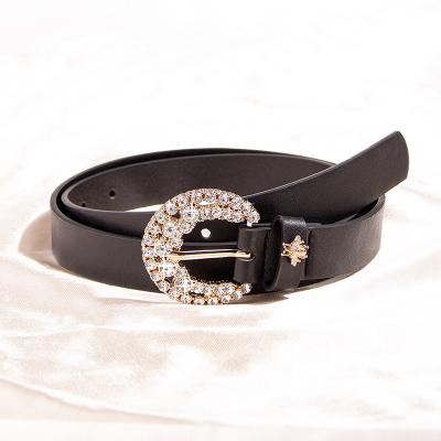 China Elegance fashion trend atmosphere simple personality female rhinotto belt with bee pattern for sale