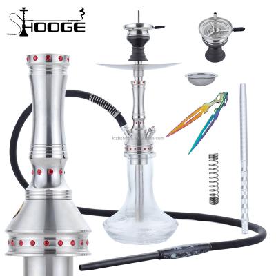 China Custom Luxury Small Size Hookahs Diamond Style Stainless Steel Hookah Nargila Shisha New Design SS304 2022 for sale