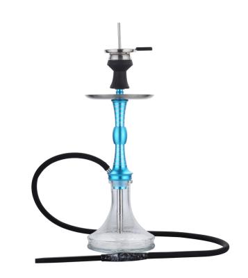 China Technology Aluminum Hookah Small Aluminum High End Black Hookah Hookah for sale