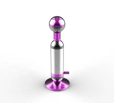 China Wholesale Newest Design 2022 Newest Design Portable Chicha Travel Wookah Shisha Car Cup Hookah Aluminum Aluminum Hookah Cup SS304 With Single Hose for sale