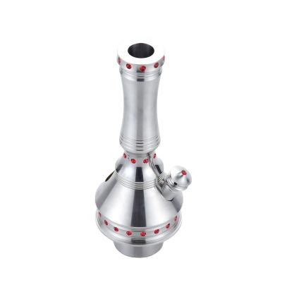 China SS304 Shisha Accessories Stainless Steel Body Narguile Top Chicha Hookah Hookah Rod Size for sale