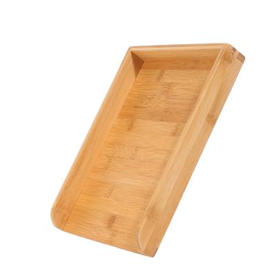 China Wholesale Sustainable Handmade Kitchen DurableHigh Quality Bamboo Non-slip Food Serving Tray Dumplings Tray for sale