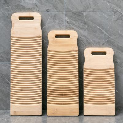 China Durable Factory Direct Selling Thickened Non-slip Durable Bamboo Washboard Hand Wash Clothes Washing Tool for sale