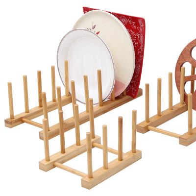 China Sustainable Hot Selling Natural Bamboo Dish Drying Rack Kitchen Tools Dish Bamboo Dish Rack Dish Drying Rack for sale