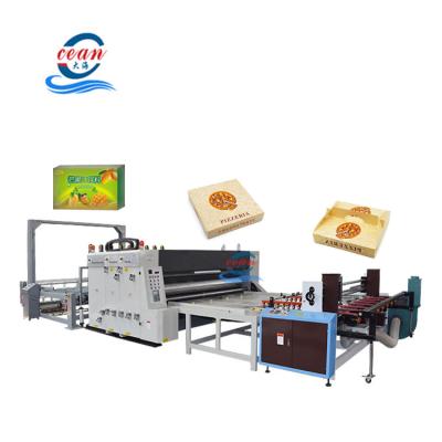 China Cardboard Machinery Line Cardboard Flexo Ink Printing Die Cutting Machine for sale