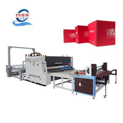 China Cardboard Machinery Pizza Box Printer Die Cutter Cardboard Packing Boxes Machine for sale