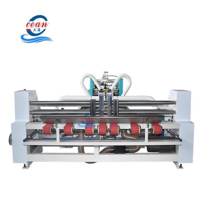 China Carton Gluing Max Size 2400*1200 Carton Gluing Automatic Folding Gluing Machine for sale