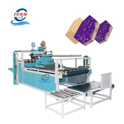 China machinery & Hardware Carton Making Gluer Machine / Semi-automatic Carton Folding Machine Product Type Gluing Machine for sale