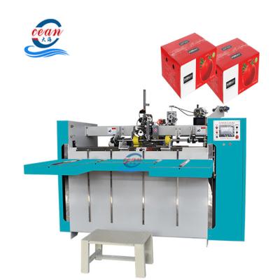 China Cardboard Machine OCEAN Factory Supply Semi Automatic Corrugated Cardboard Quilting Machine Quilting Machine for sale