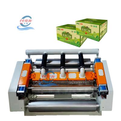 China machinery & Material Finger Less Single Slap Sheet Corrugated Cardboard Paper Machinery for sale