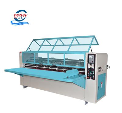 China Corrugated Cardboard Forming Machine Thin Blade Slitter Cardboard Paper Box Making Machine For Corrugated Cardboard Boxes for sale