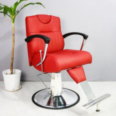 China Portable Extended Back Versatile Classic Barbers Chair Customized By Barber Chair Salon Chair Good Price for sale