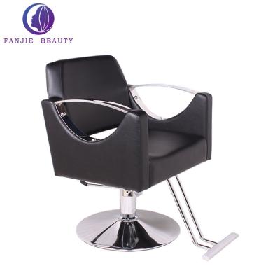 China Barber Chair Customized Made Hydraulic Styling Chair Salon Styling Chair With Soft Leather Fabrics for sale