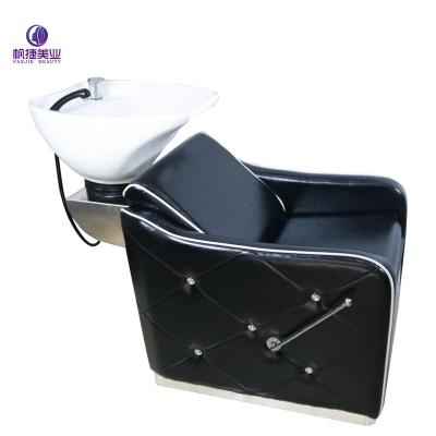 China 2021 Modern Modern Furniture Barber Shop Washing Shampoo Chairs Beauty Hair Salon Shampoo Bowl Bed Salon Furniture for sale