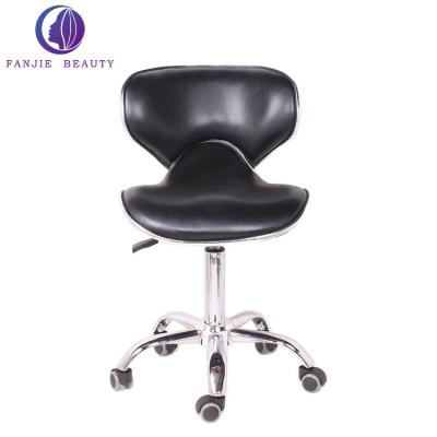 China Traditional Adjustable Creative Movable Salon Stool Chair Stool Hairdresser Beauty Salon Fashionable Stool for sale