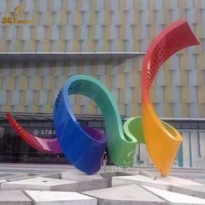 China Europe 2021 New Design Garden Plaza Metal Outdoor Stainless Steel Tall City Sculpture Sculpture for sale