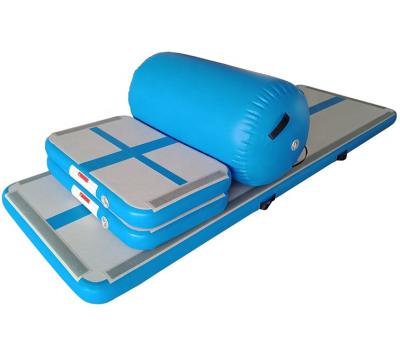 China Customized PVC TPU Air Track Gymnastics Mats Inflatable Yoga Mat With Electric Compressor Wholesale for sale