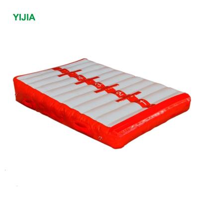 China Gymnastics Equipment Inflatable Triangle Gymnastics Mat Slope Wedge Tumbling Ramp For Sale for sale