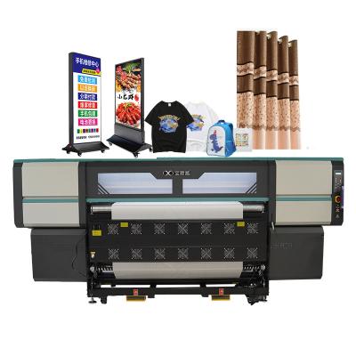 China Hotels CMYK 16 heads industrial large format transfer paper fabric printing machine sublimation 3d printer for sale for sale