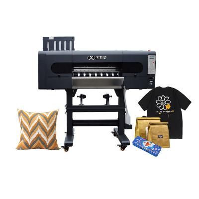 China DTF 60cm Digital Pet dtf film printer T-shirt fabric printing machine dtf printer with dual EPS I3200/xp600 printheads for sale