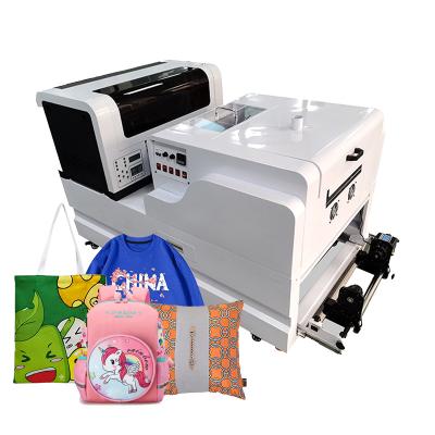 China PP Sythentic/PETfilm Digital Paper Tissue Printing Machine Heat PET Film DTF Printer With Double i3200 Printheads for sale