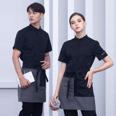 China 2019 breathable new Korean version of Chinese and Western fashion and simplicity KTV network cafe men's clothing restaurant waiter operation and for sale