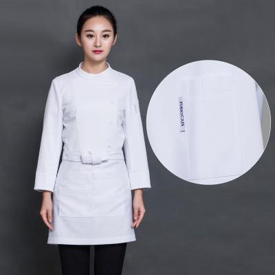 China Wholesale Custom Logo Female Chef Uniform Breathable In Restaurant Western Chef Jackets for sale