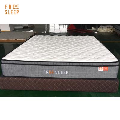 China Double Bedroom 11inch Hotel Price Foam Hypoallergenic Complicated Pocket Spring Mattress Double Size for sale