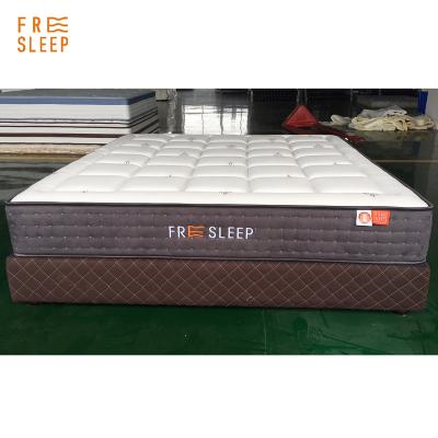 China New Style 10inch 7 Zone Hypoallergenic Pocket Spring Hotel Tall Mattress Firm for sale