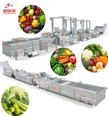 China Fruit And Vegetable CE Certificated Salad Vegetable Washing Cutting Processing Machinery for sale