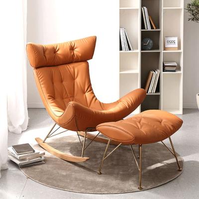 China Modern Sofa Bed Style Living Room Furniture Leisure Rocking Chair Sofa Chair Leisure Lounge Chaise for sale